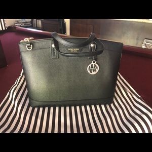 Henry Bendel Black Satchel